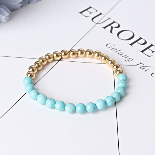 6mm Turquoise Crystal Bracelet Wholesale Crystals USA