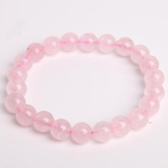 8mm Rose Quartz Crystal Bracelet Wholesale Crystals USA