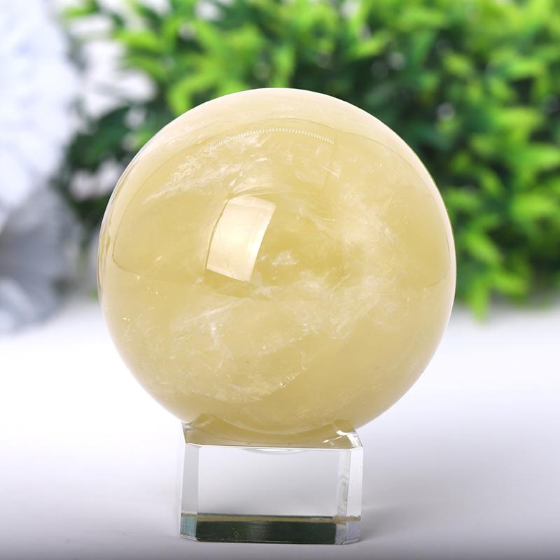 2.0"-4.5" Citrine Sphere Wholesale Crystals USA