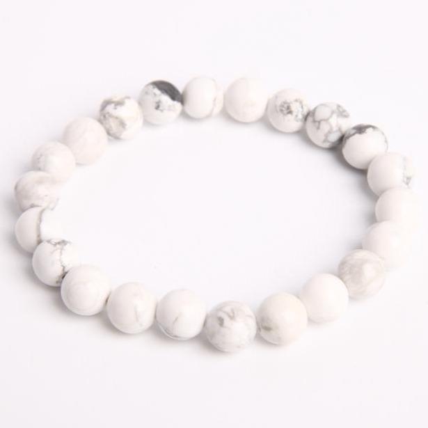 8mm Howlite Crystal Bracelet Wholesale Crystals USA