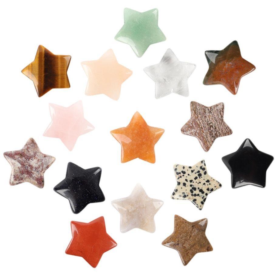 1" Crystal Carving Stars Wholesale Crystals USA