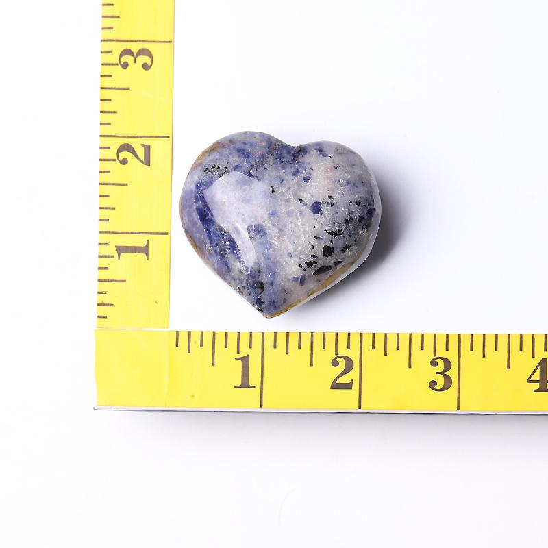 2" Sodalite Heart Crystal Carvings Wholesale Crystals USA