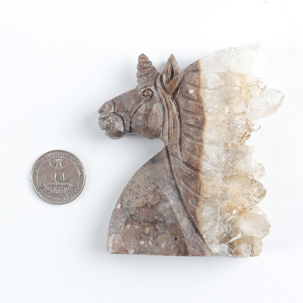 Crystal Cluster Carving Unicorn Free Form Wholesale Crystals USA