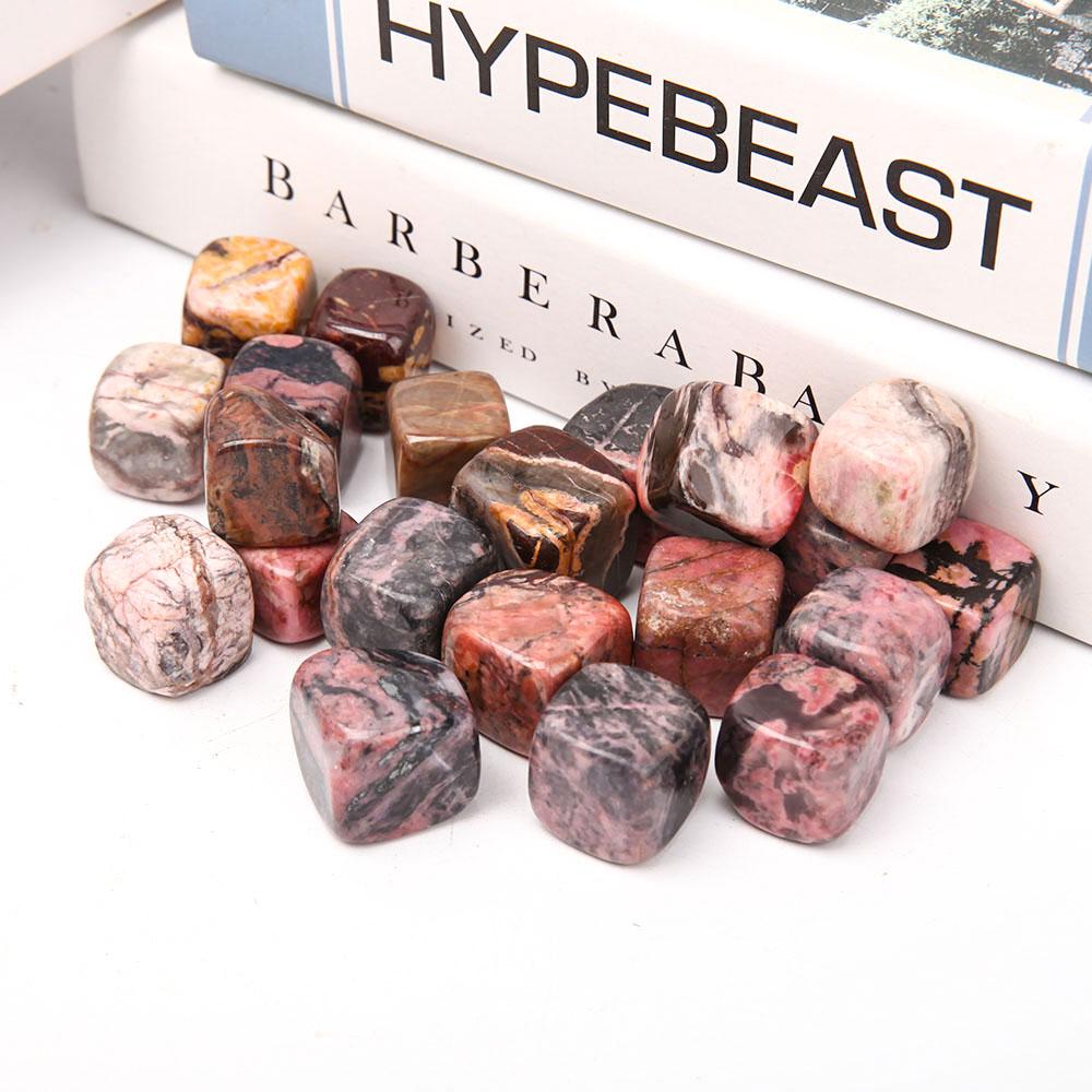 0.1kg Rhodonite Cubes Bag Wholesale Crystals USA