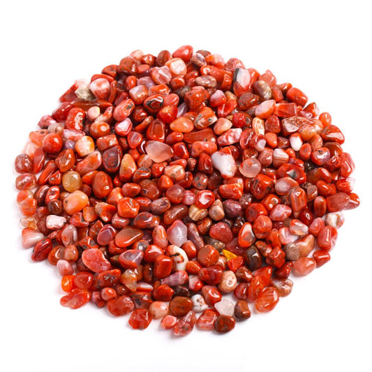 0.1kg Carnelian Crystal Chips 7-9mm Wholesale Crystals USA