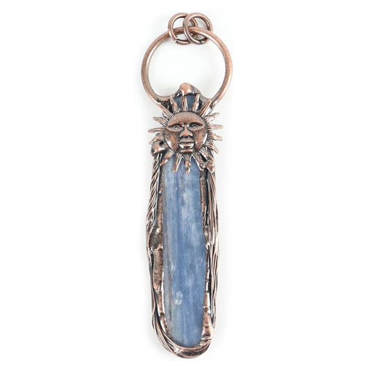 Natural Blue Kyanite Crystal Necklace Pendant For Woman Man Wholesale Crystals USA