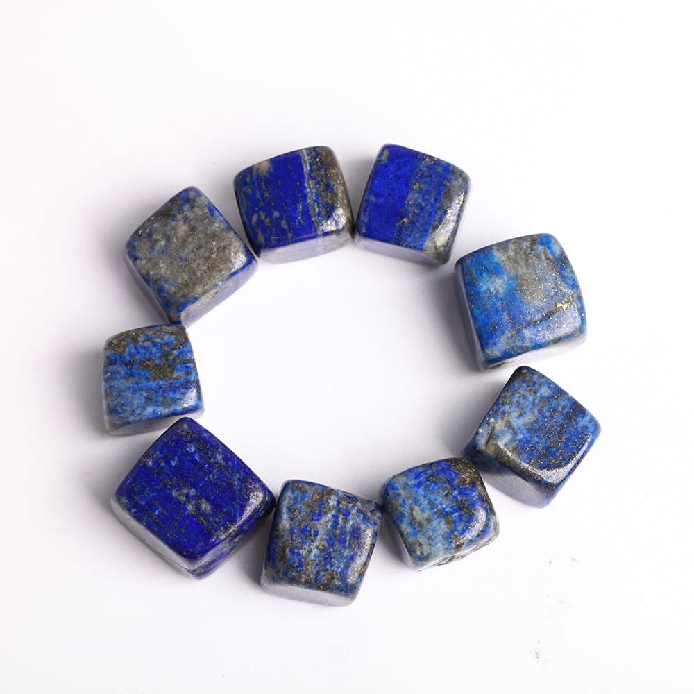 0.1kg Natural Polished Stones Blue Lapis Lazuli Crystal Cubes Wholesale Crystals USA