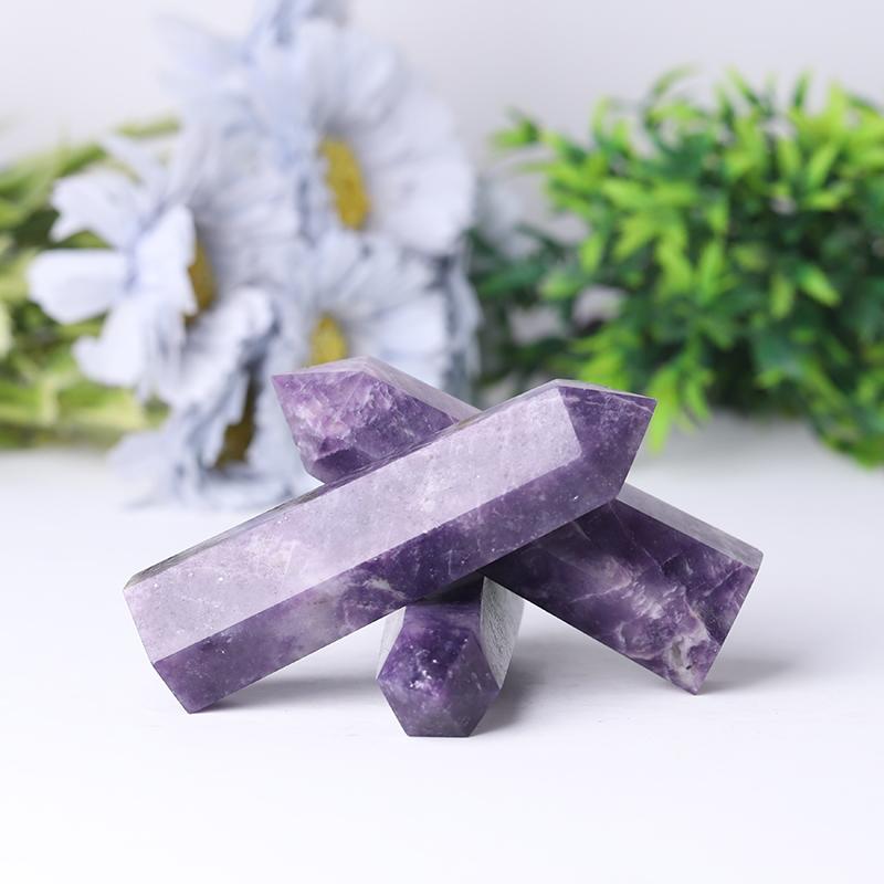 Wholesale High Quality Purple Lepidoite Crystal Point For Decoration Wholesale Crystals USA