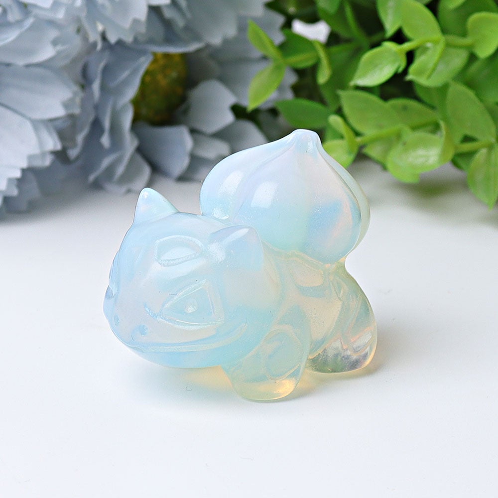 1.8" Bulbasaur Crystal Carvings Wholesale Crystals USA