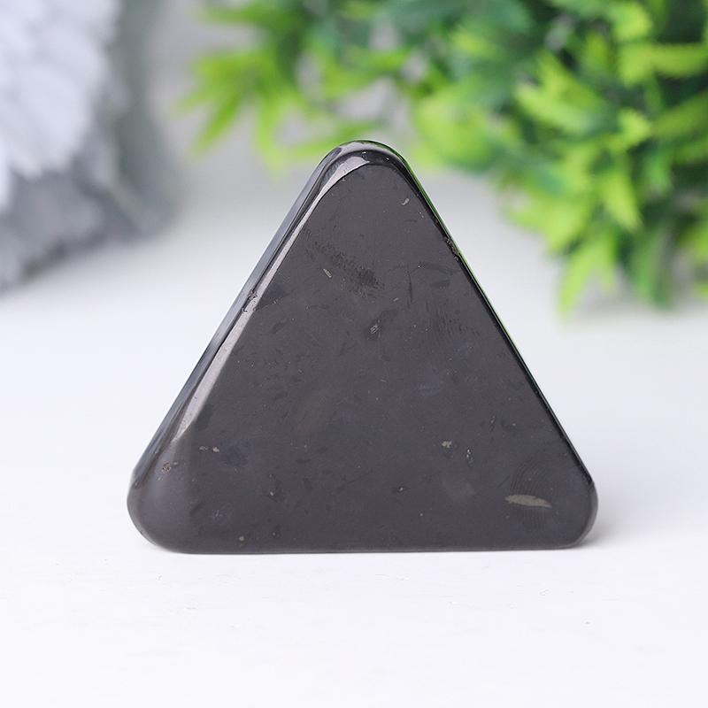 2" Shungite Sphere Holder-Triangle Wholesale Crystals USA