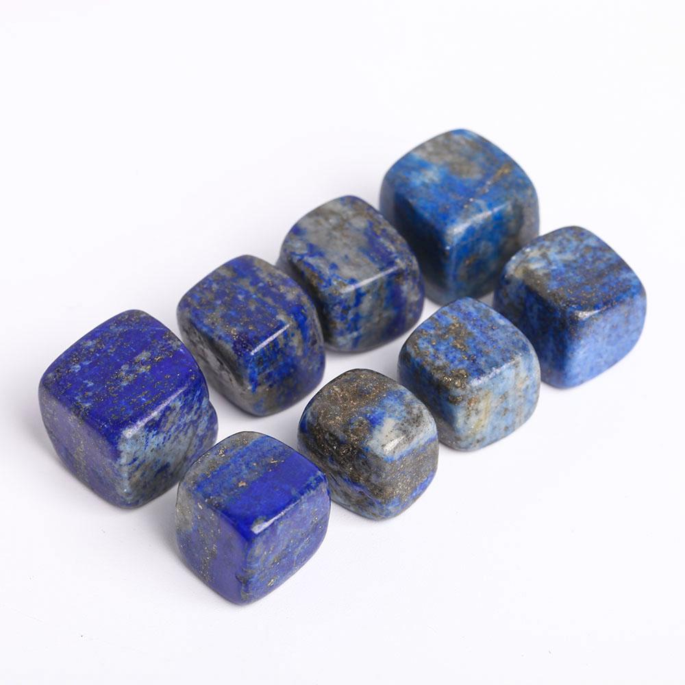 0.1kg Natural Polished Stones Blue Lapis Lazuli Crystal Cubes Wholesale Crystals USA