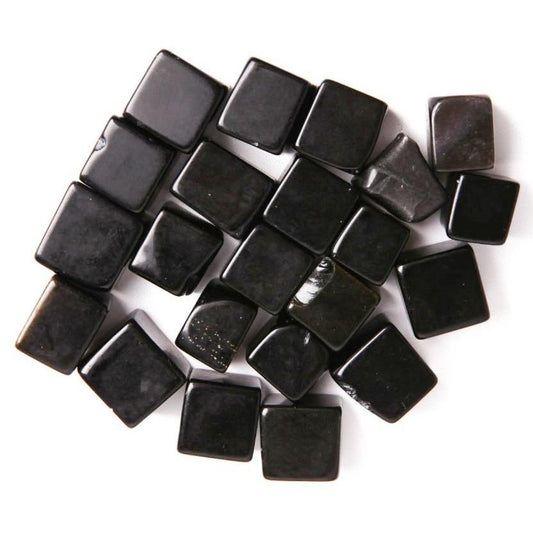 0.1kg Black Obsidian Crystal Cubes Shape Stone Wholesale Crystals USA