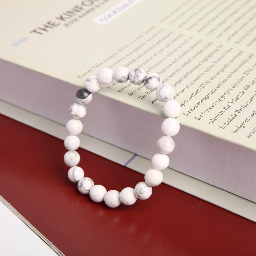 8mm Howlite Crystal Bracelet Wholesale Crystals USA