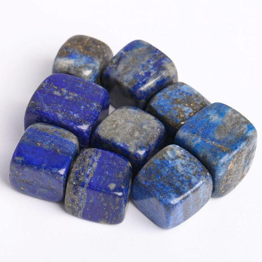0.1kg Natural Polished Stones Blue Lapis Lazuli Crystal Cubes Wholesale Crystals USA