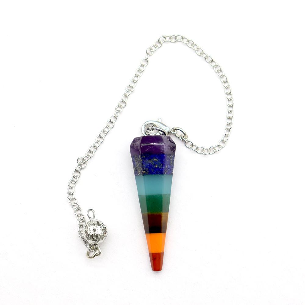 7 Chakra Energy Healing Crystal Pendulum Wholesale Crystals USA