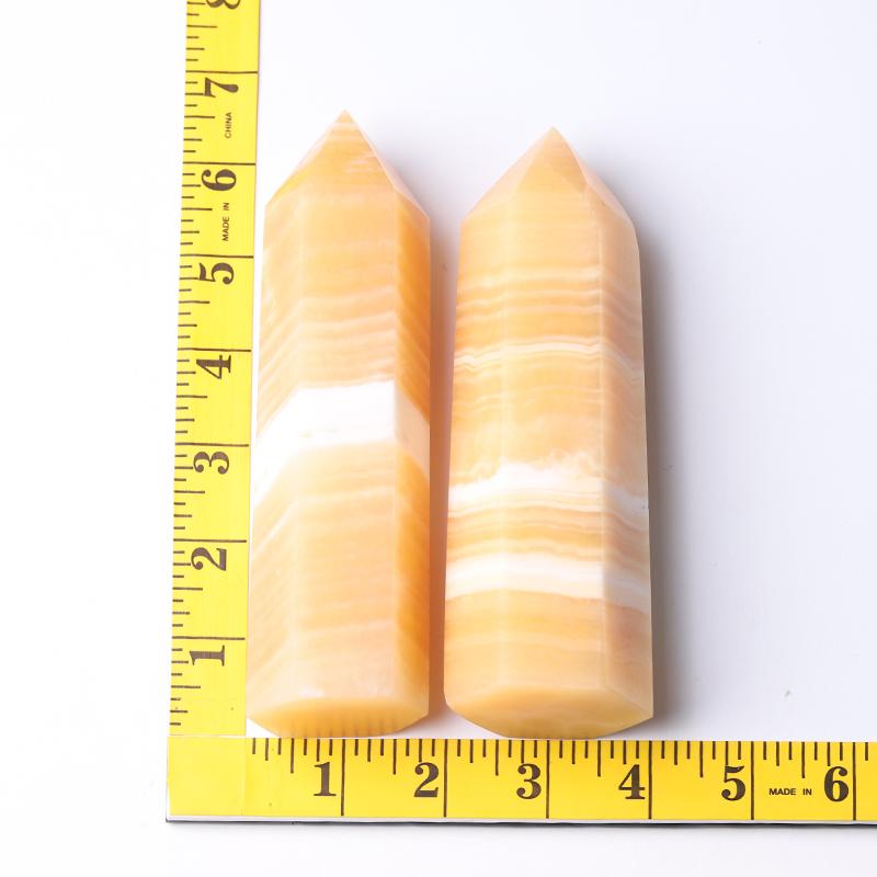 6.5-8'' Honey Calcite Towers Wholesale Crystals USA