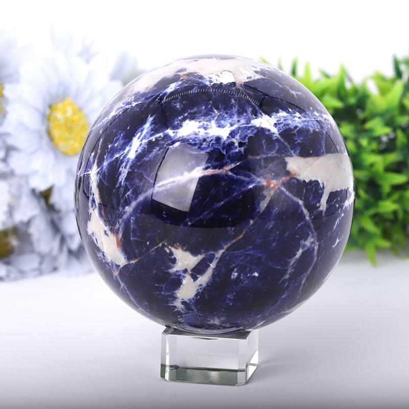 2.5"-4.0" Sodalite Sphere Wholesale Crystals USA