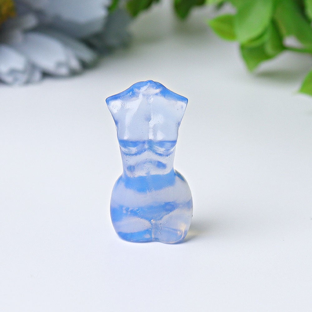 1.2" Mini Woman Model Body Crystal Carvings Wholesale Crystals USA