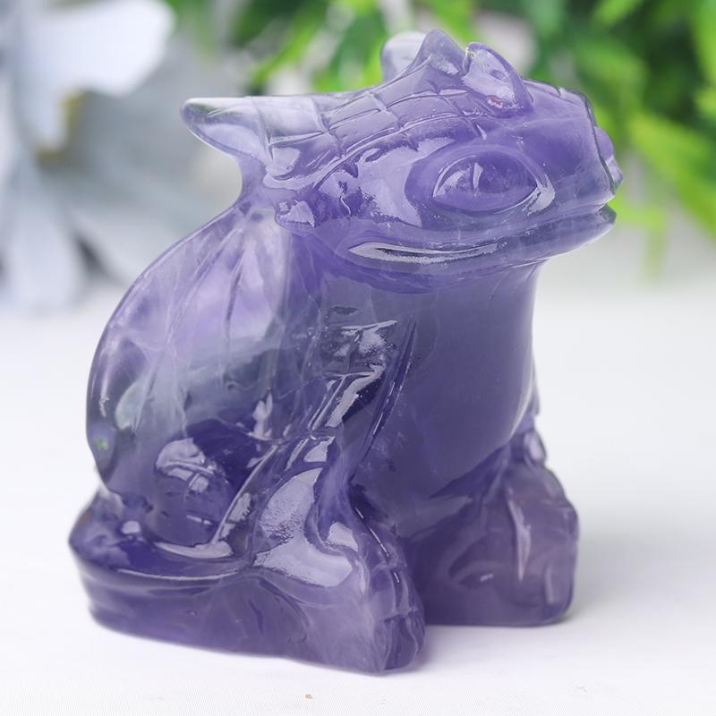 2.5" Fluorite Toothless Crystal Carvings Wholesale Crystals USA