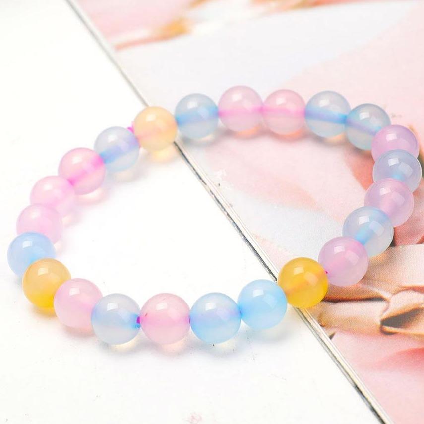 8mm Chalcedony Bracelet Wholesale Crystals USA