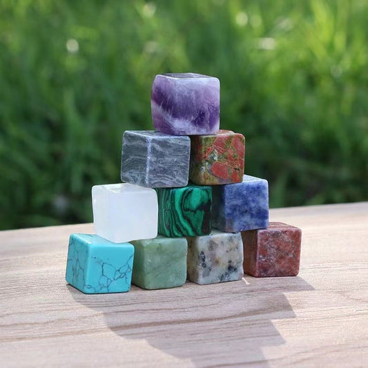 Mixed Crystal Cubes Box Wholesale Crystals USA