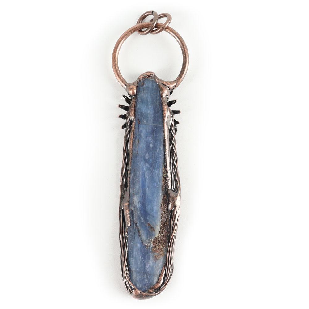 Natural Blue Kyanite Crystal Necklace Pendant For Woman Man Wholesale Crystals USA