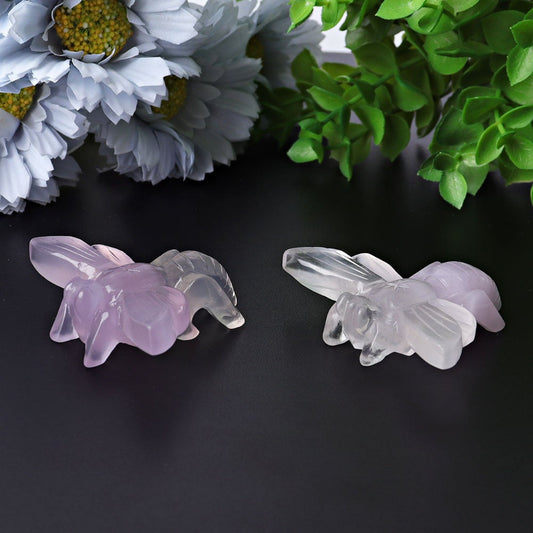 2.4" Fluorite Bumble Bee Crystal Carvings Wholesale Crystals USA