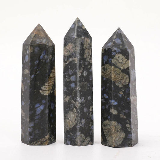 Set of 3 Blue Que Sera Points Wholesale Crystals USA