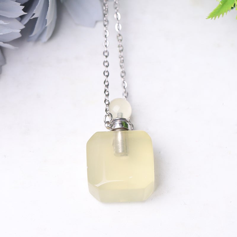 1.4" Empty Perfume Bottle Necklace DIY Wholesale Crystals USA