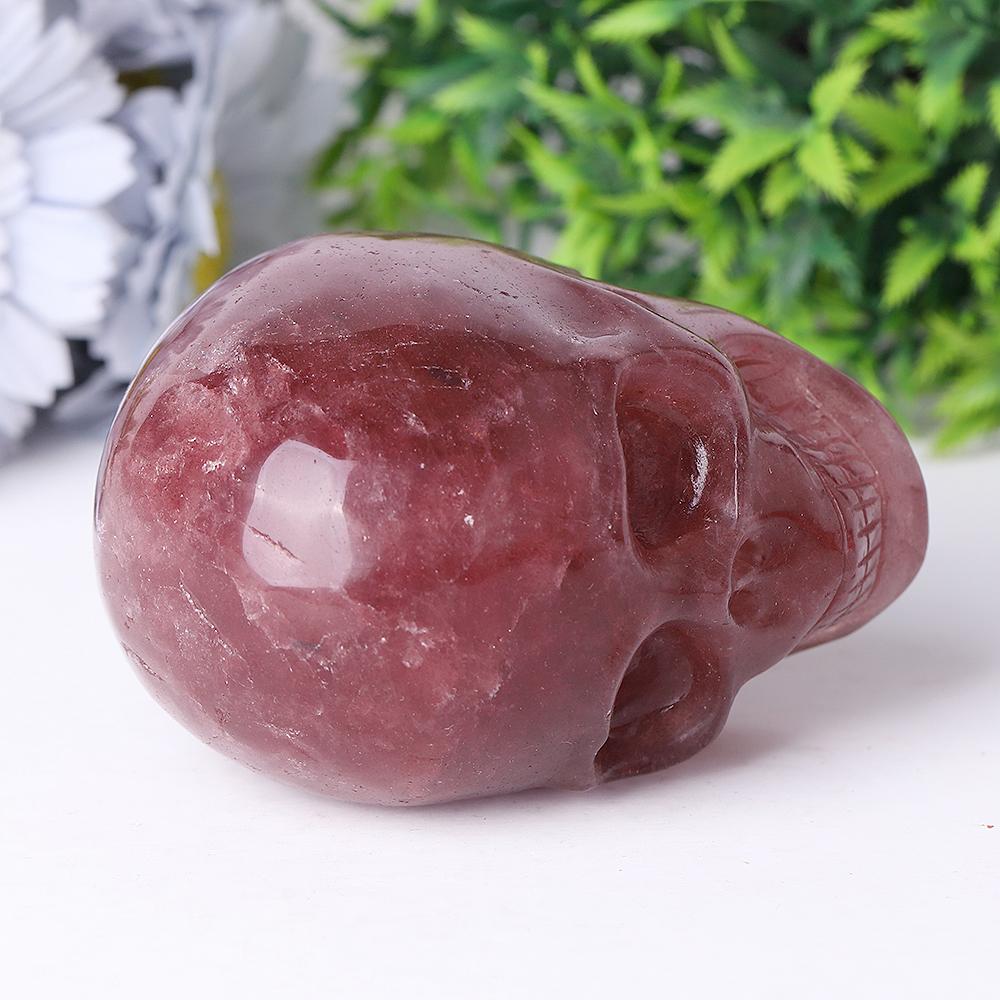 Strawberry Quartz Crystal Skull Carvings Wholesale Crystals USA