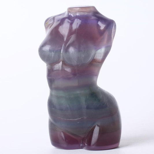 Fluorite Woman Body Figurine Crystal Carvings Wholesale Crystals USA