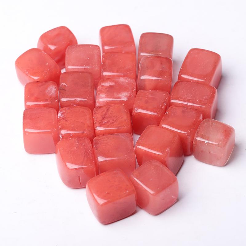 0.1kg Red Melting Tumbles Wholesale Crystals USA