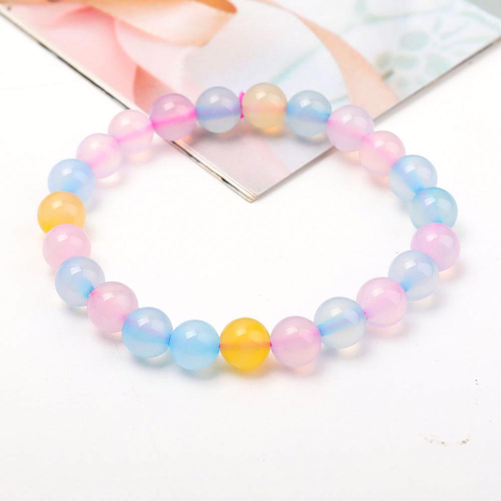 8mm Chalcedony Bracelet Wholesale Crystals USA