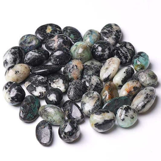 0.1kg 20mm-30mm Moss Agate Tumbles Wholesale Crystals USA