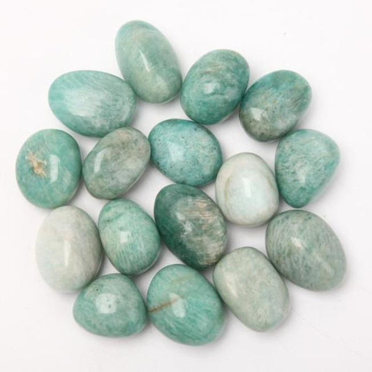 0.1kg Amazonite Tumbled Stone Wholesale Crystals USA