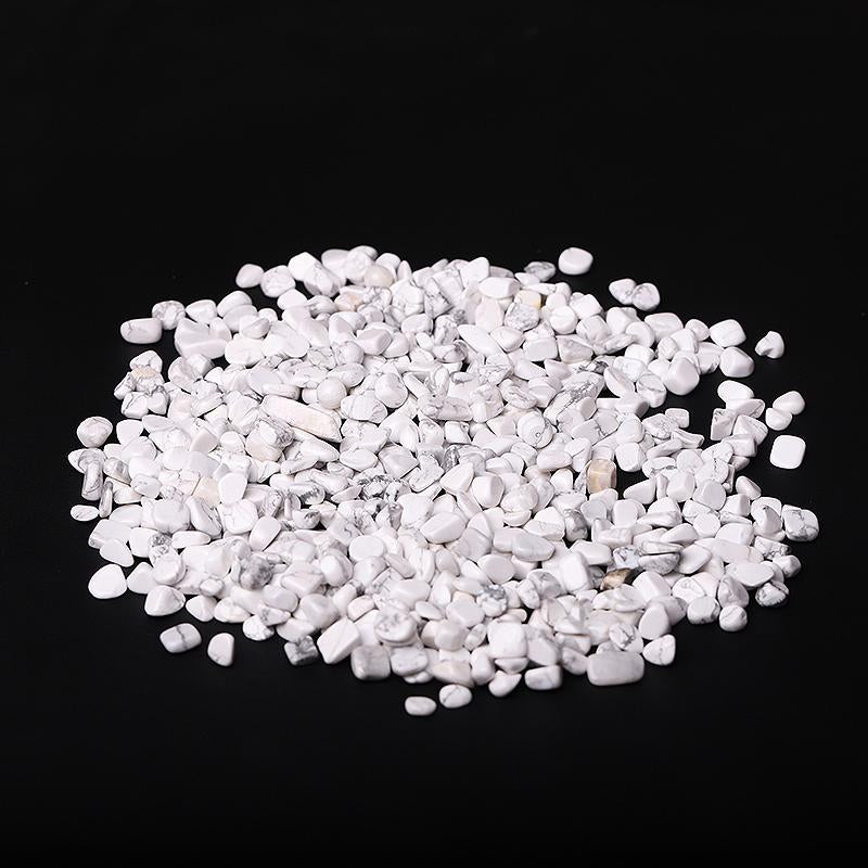 0.1kg Different Size Howlite Chips Crystal Chips for Decoration Wholesale Crystals USA