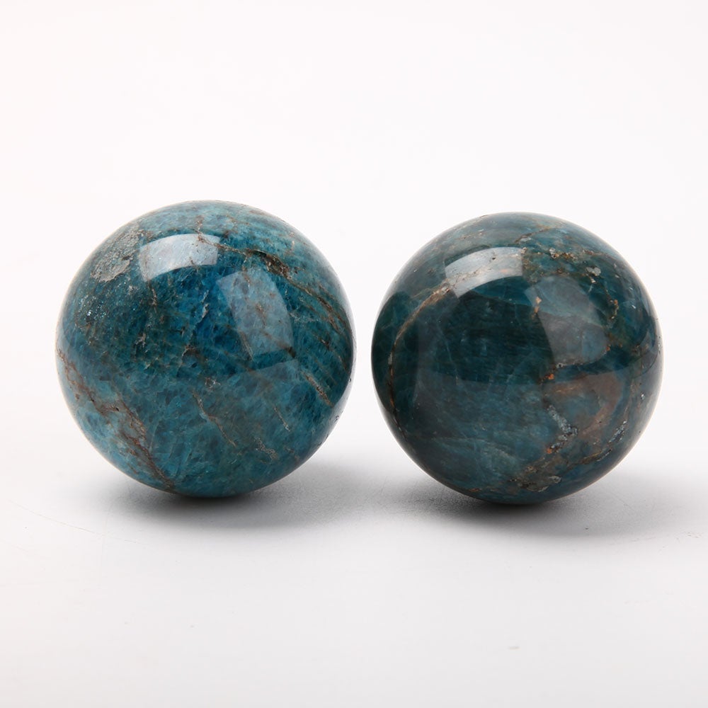 Blue Apatite Sphere