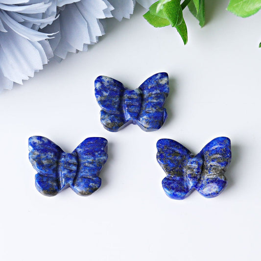 1" Mini Lapis Butterfly Crystal Carvings Wholesale Crystals USA