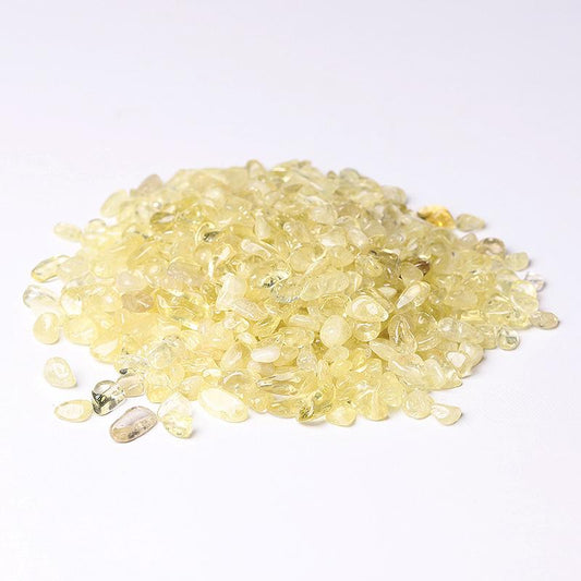 0.1kg Different Size Citrine Chips for Decoration Wholesale Crystals USA