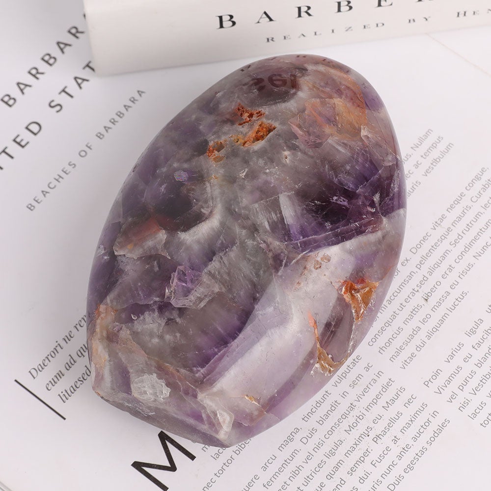 Unique Dream Amethyst Polished Stone Free Form