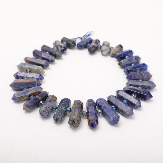Sodalite Crystal Point Necklace Wholesale Crystals USA