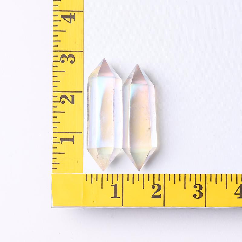 Aura Clear Quartz Double Terminated Point Wholesale Crystals USA