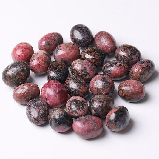 0.1kg 25mm-35mm Rhodonite Tumbles Wholesale Crystals USA
