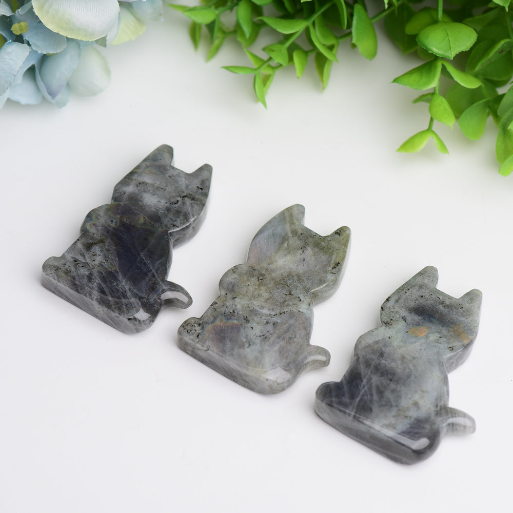 2.3"Labradorite Cat Crystal Carving Wholesale Crystals USA