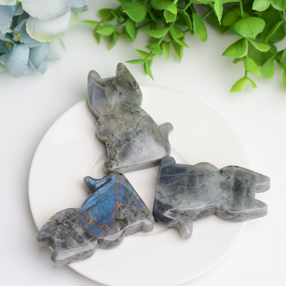 2.3"Labradorite Cat Crystal Carving Wholesale Crystals USA