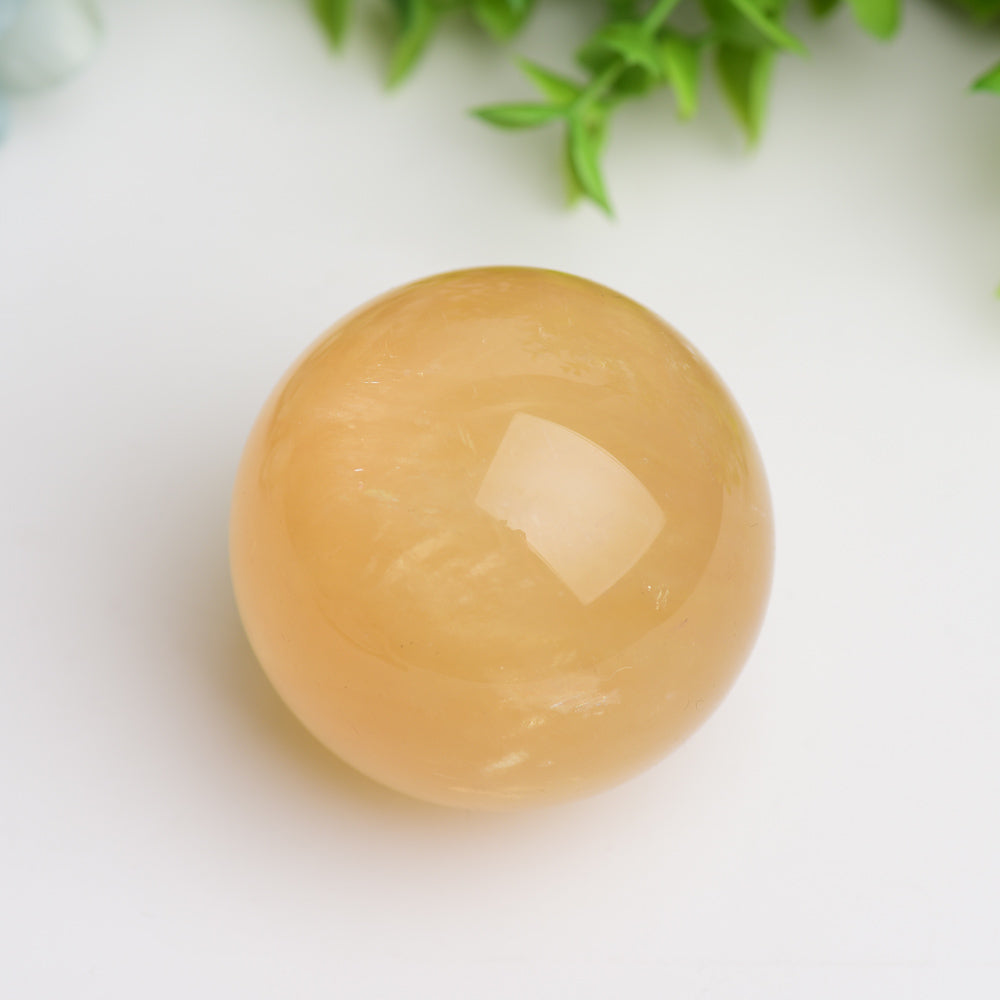 Honey Calcite Crystal Sphere Wholesale Crystals USA