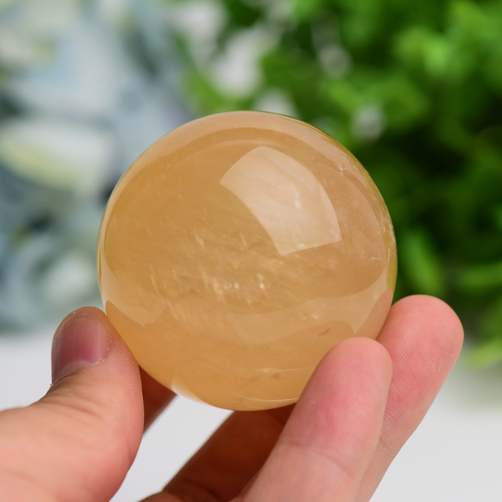 Honey Calcite Crystal Sphere Wholesale Crystals USA