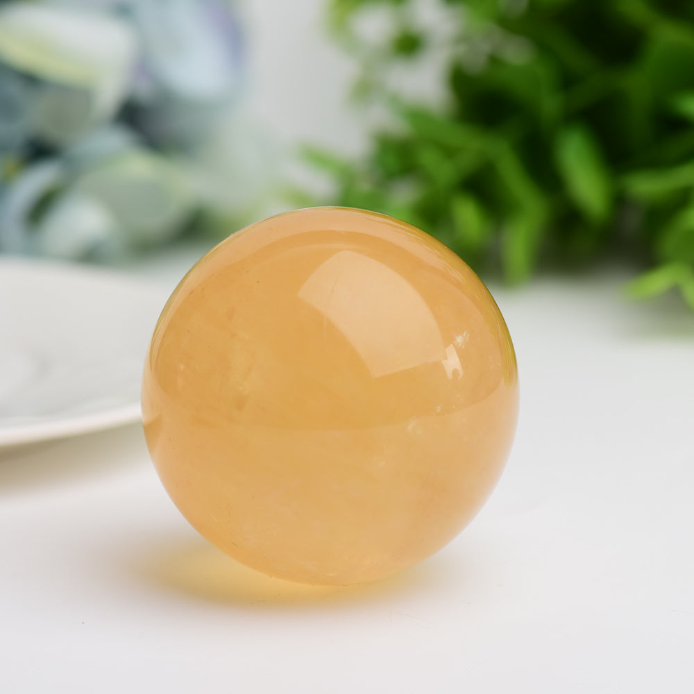 Honey Calcite Crystal Sphere Wholesale Crystals USA