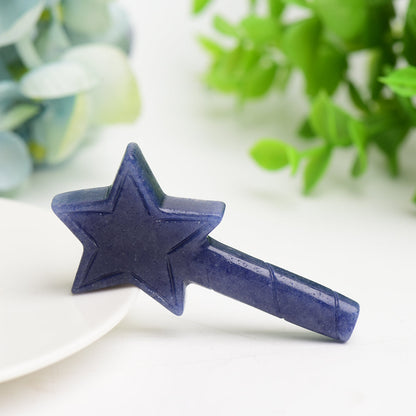 2.7" Star Magic Wand Crystal Carving Bulk Wholesale  Crystals USA