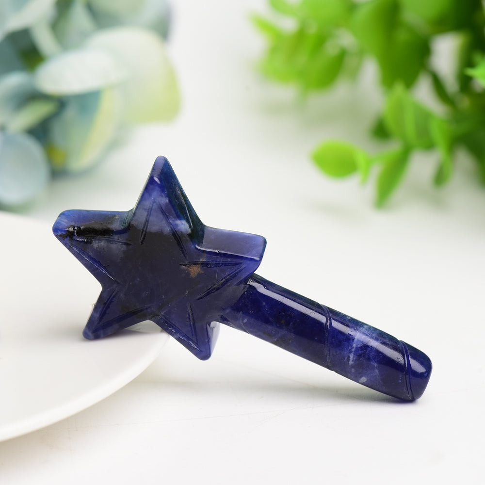 2.7" Star Magic Wand Crystal Carving Bulk Wholesale  Crystals USA